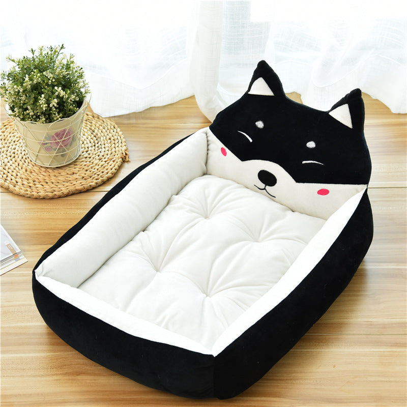 Cozy Pet Bed – Soft Fleece Nest for Cats & Dogs