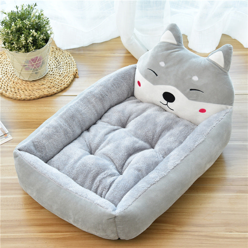 Cozy Pet Bed – Soft Fleece Nest for Cats & Dogs