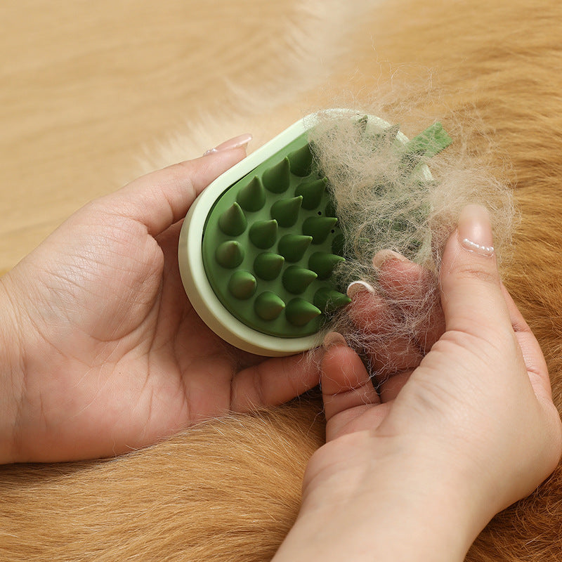 Soft Silicone Pets Hair Remover Comb Handheld Bath