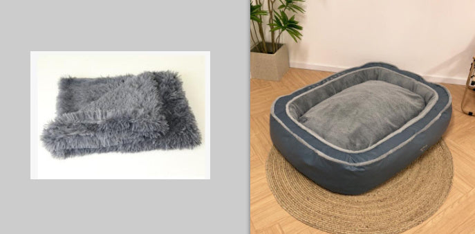 Pet Dog Bed Warming Soft Sleeping Bag Cushion