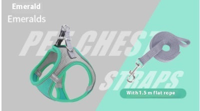 Pet Chest Strap Breathable Vest Reflective Traction Rope Suit