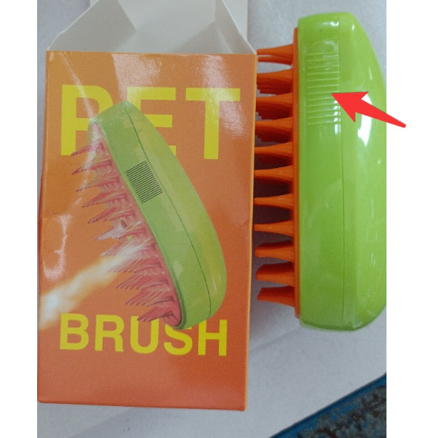 3-in-1 Steam Brush for Pet Grooming and Hair Removal