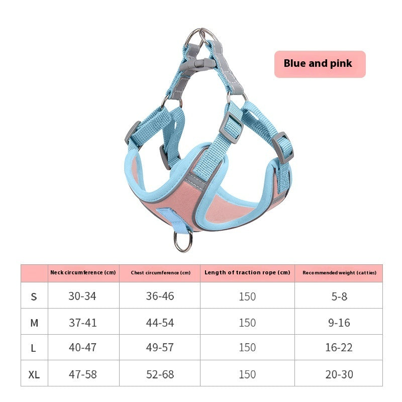 Reflective Chest Harness Pet Supplies
