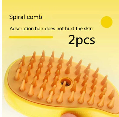 3-in-1 Steam Brush for Pet Grooming and Hair Removal