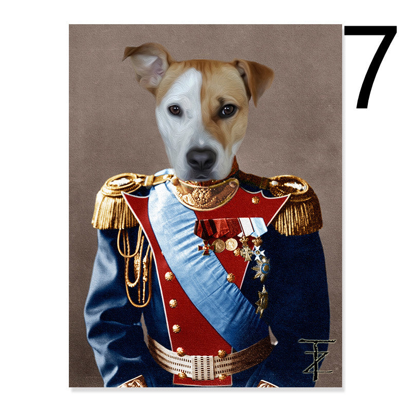 Custom Canvas Poster Pet Portrait Home Decoration