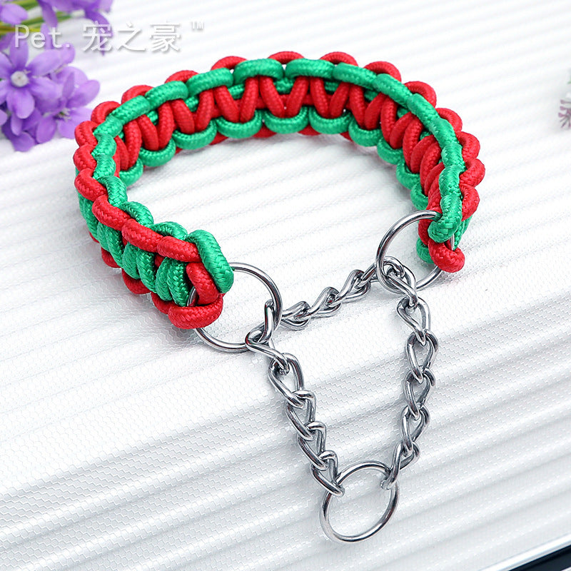 Woven Pet Collar Dog Bandana
