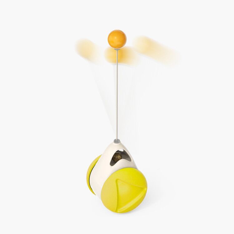 Rotating Windmill Cat Toy with Scratcher