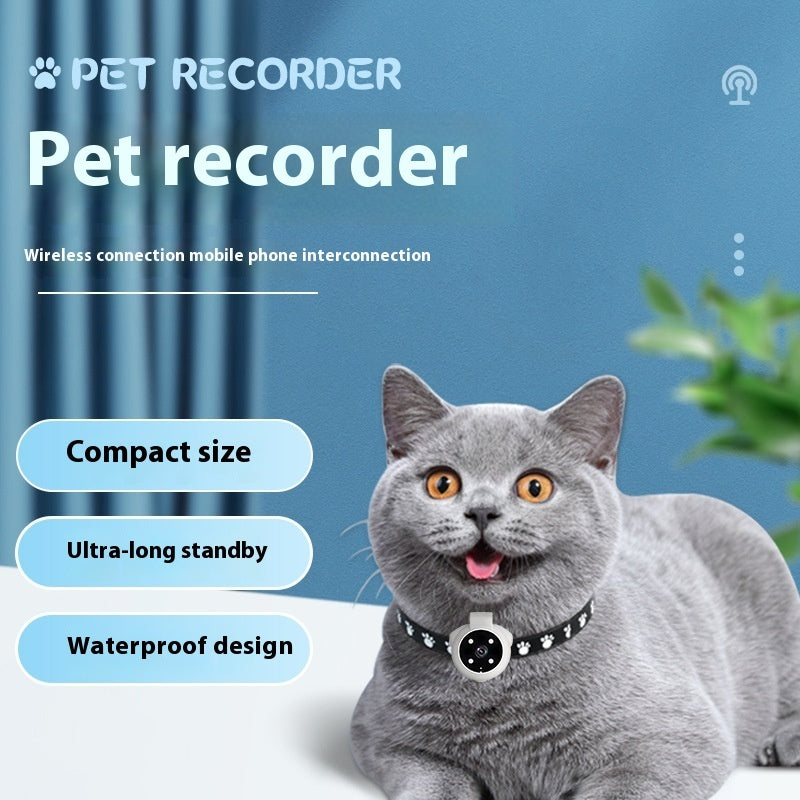Pets Recorder Pet Tracker Collar Dogs And Cats Viewing