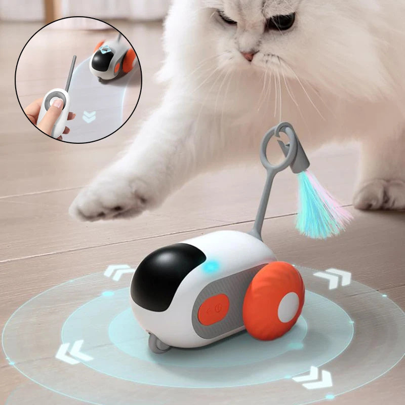 Remote Control Smart Cat Toy Car USB Charging