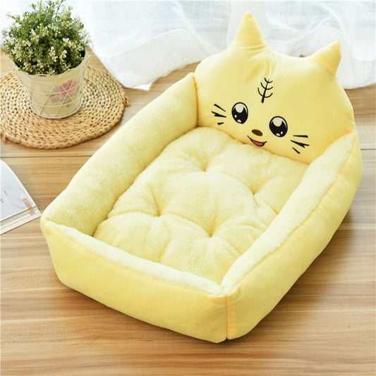 Cozy Pet Bed – Soft Fleece Nest for Cats & Dogs
