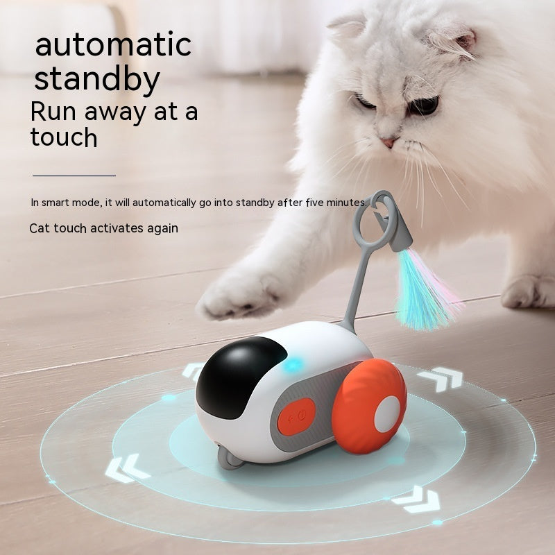 Remote Control Smart Cat Toy Car USB Charging