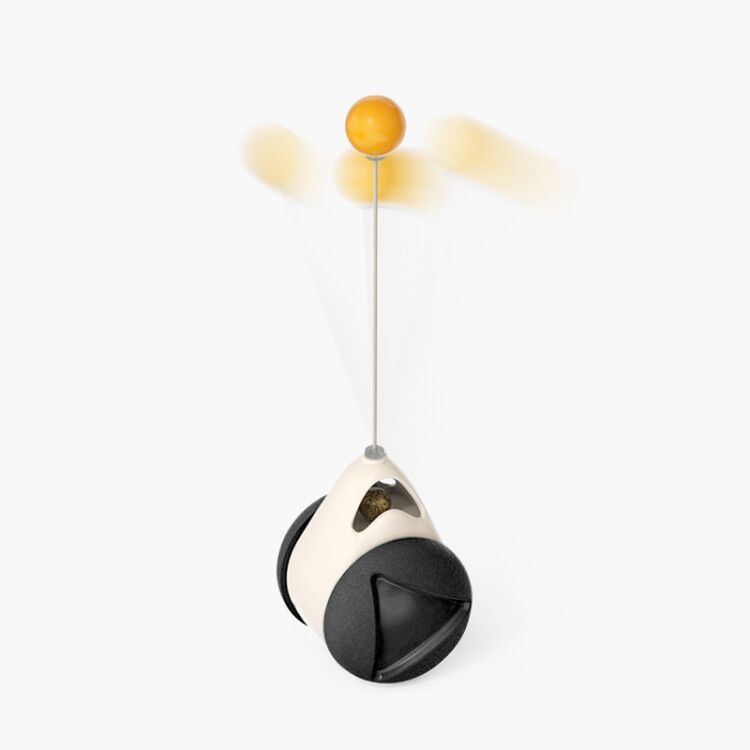 Rotating Windmill Cat Toy with Scratcher