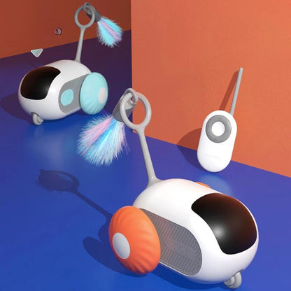 Remote Control Smart Cat Toy Car USB Charging