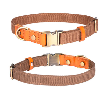 Engraved Pet Collar Comfortable Leather