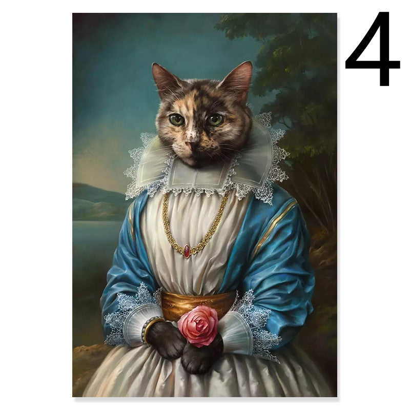 Custom Canvas Poster Pet Portrait Home Decoration