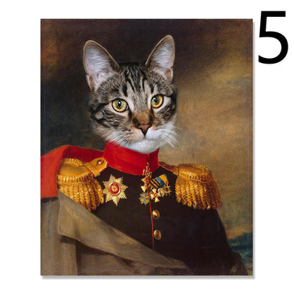 Custom Canvas Poster Pet Portrait Home Decoration