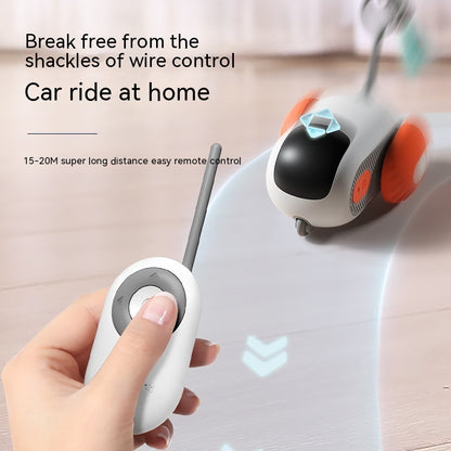 Remote Control Smart Cat Toy Car USB Charging